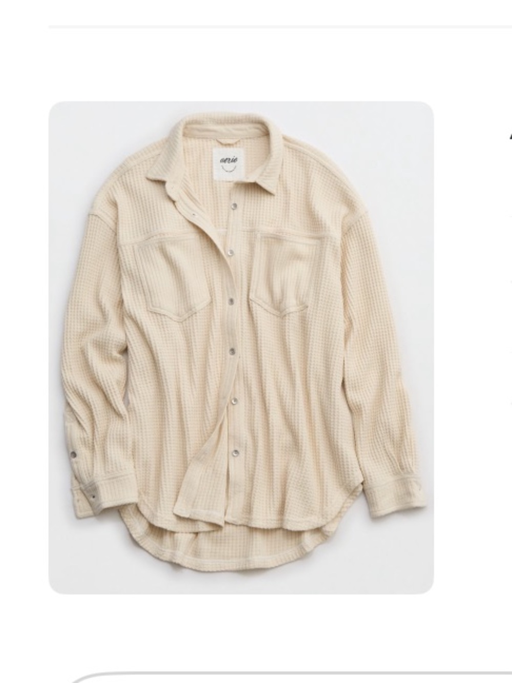 Aerie Waffle-Knit top